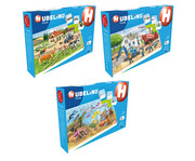 HUBELiNO Puzzles 3er Set 1