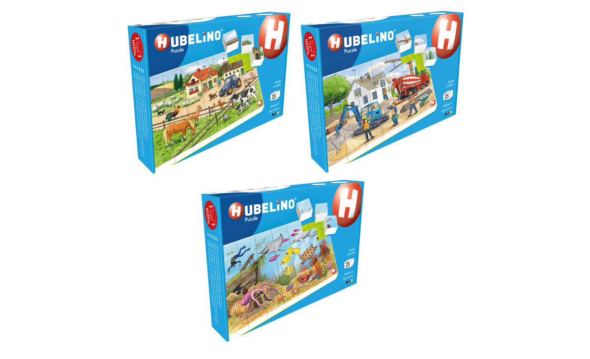 Bino 88073 - Puzzle Legno Fattoria - Giochi e Prodotti per l'Età Evolutiva