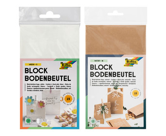 folia Papiertüten mit Blockboden