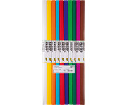 folia Krepppapier farbig sortiert 10 Rollen 1
