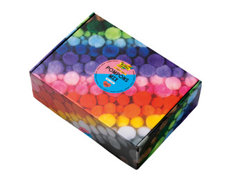 folia Pompons Mix Jumbo bunt 200 g