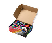 folia Pompons Mix Jumbo bunt 200 g 2