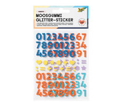folia Moosgummi Glitter Sticker Zahlen 112 Stück 1