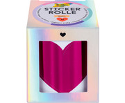 folia Stickerrolle Herzen 48 Sticker 1