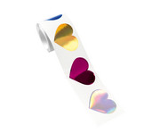 folia Stickerrolle Herzen 48 Sticker 2