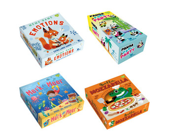 Set mit 4 Lernspielen