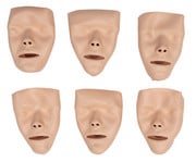 Gesichtsteile 6 Stück für HLW Trainingsmodell Little Anne QCPR 3