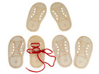 Fädelschuh inkl Schnüre 6er Set
