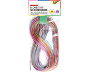 folia Scoubidou Flechtschnüre Metallic Mix 100 cm 50 Stück 1