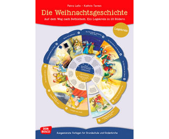 Die Weihnachtsgeschichte Ein Legekreis in 10 Bildern
