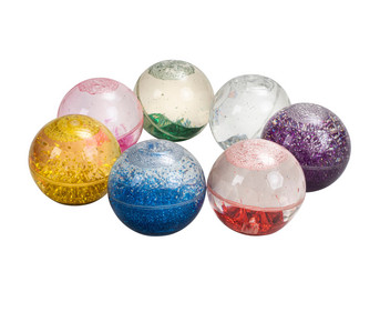 Sensorische Glitzer Bälle 7er Set