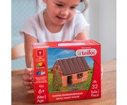 teifoc Steinbaukasten Kleines Einfamilienhaus 5