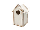 Vogelhaus Bausatz mit Stecksystem blanko