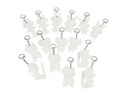 Textilfiguren mit Schlüsselanhänger 15 Stück
