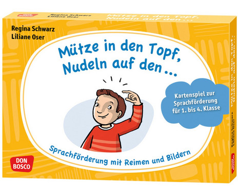 Sprachförderung mit Reimen und Bildern Mütze in den Topf