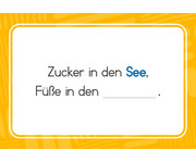 Sprachförderung mit Reimen und Bildern Mütze in den Topf 4
