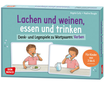 Denk und Legespiel Lachen und weinen essen und trinken