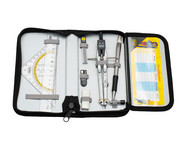 Geometrie Set mit Zirkel im Etui 11 teilig 4