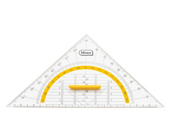 Geodreieck mit Griff 22 cm