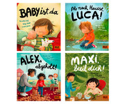 Pappbilderbuch Paket Alex Maxi Luca und Baby 1