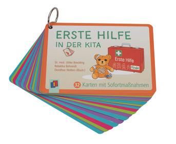 Erste Hilfe in der Kita – 32 Karten mit Sofortmaßnahmen