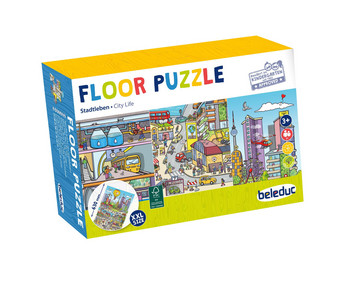 beleduc Bodenpuzzle Stadtleben