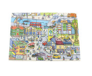 beleduc Bodenpuzzle Stadtleben 4