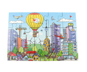 beleduc Bodenpuzzle Stadtleben 5