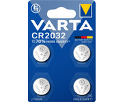 VARTA Lithium Knopfzelle CR2032 4 Stück 1