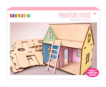 Mini Haus Bastelset 8 teilig