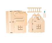 Mini Haus Bastelset 8 teilig 2