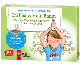 Du bist wie ein Baum Yoga Bildkarten für den Kindergottesdienst