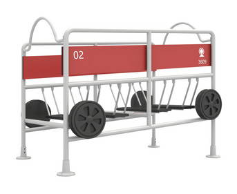 Überbrückungswagen Waggon Roter Zug