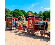 Lokomotive Roter Zug 4