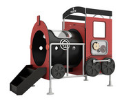 Lokomotive Roter Zug 1