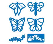 Schablonen Set Schmetterling & Co 6 Stück 1