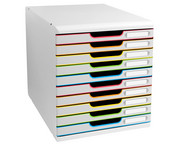 Exacompta Schubladenbox Modulo DIN A4 10 Fächer 1