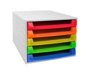 Exacompta Schubladenbox The Box 5 Fächer 1