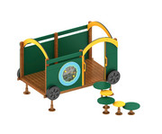 Eingangswagen Waggon Grüner Zug 1
