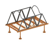 Kletterbrücke Waggon Grüner Zug 1