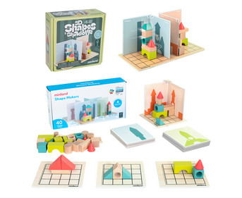 3D Bau Spiel Schatten & Formen