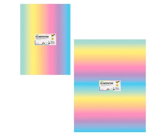 folia Glanzpapier Rainbow 100 g/m² 50 Blatt