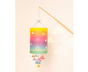folia Regenbogen Laterne zum Selbstgestalten Ø 15 cm 3