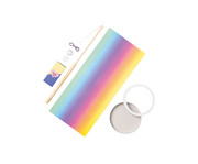 folia Regenbogen Laterne zum Selbstgestalten Ø 15 cm 1