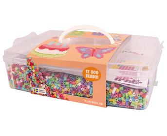 Midi Bügelperlen Set Happy Mix 12 000 Stück inkl Zubehör