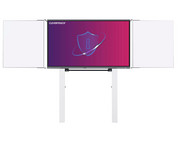 Clevertouch® Pro Series 3 mit Pylonen Höhenverstellung und Tafelflügel 1