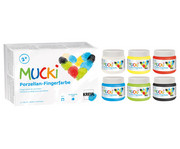 KREUL MUCKI Porzellan Fingerfarbe 150 ml 6er Set 2