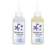 KREUL Window Color Glitzerfarbe Gold & Silver 1