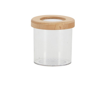 Esschert Design Becherlupe mit Holzdeckel