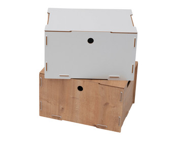 clipfritz Aufbewahrungsbox BOBBY mit Deckel 2 teilig